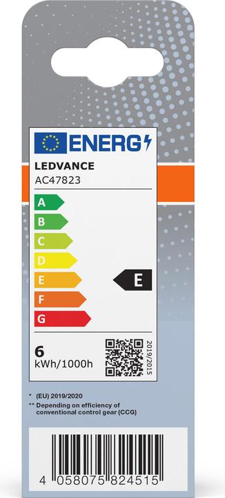 Label énergétique Osram Dulux D (G24d, 5.50 W, 700 lm, 1 x, E)