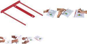 Actual product image Fellowes BANKERS BOX BBD filing clip, red two-part, made of plastic-coated flexible metal