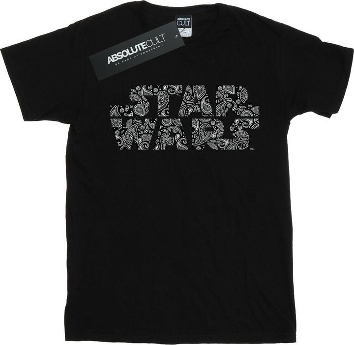 Actual product image Star Wars Mens Paisley Logo T-Shirt (XL)