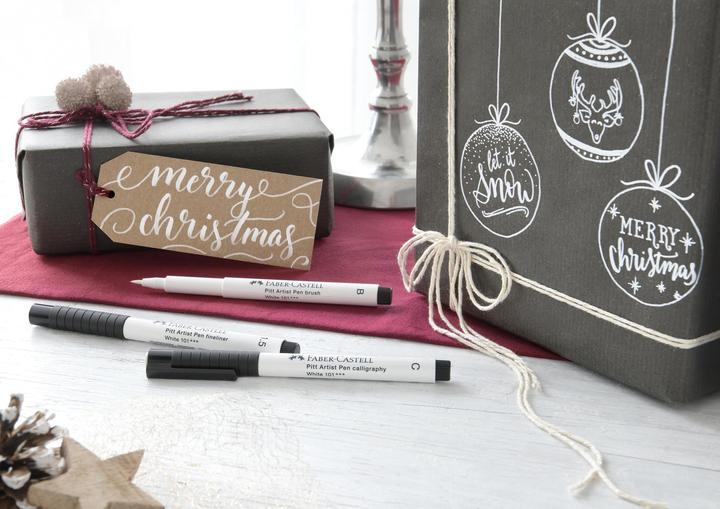 Immagine prodotto Faber-Castell PITT Artista Penna Calligrafia C (Bianco, 1 x)