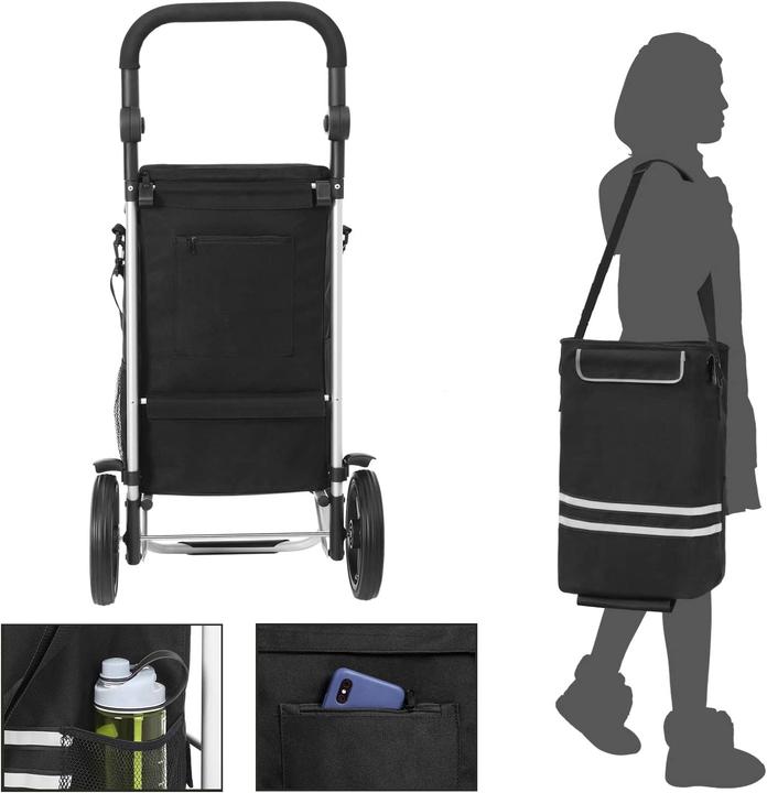 Actual product image Songmics Shopping Trolley