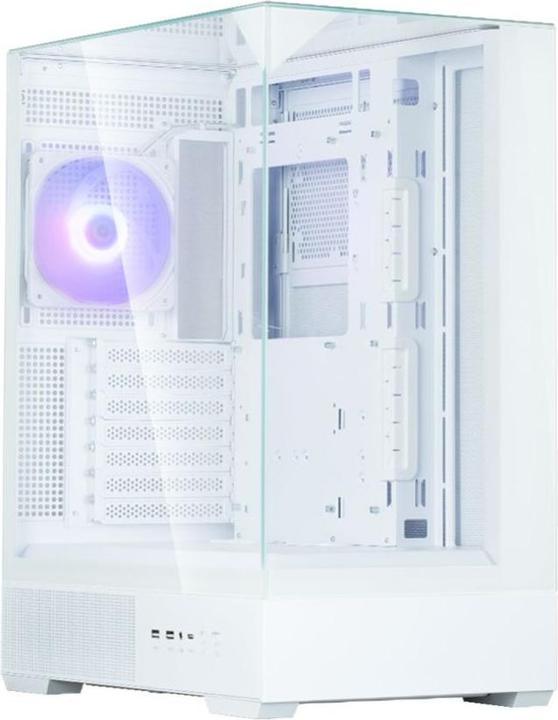 Zalman Boitier Moyen Tour ATX P40 Prism RGB avec panneaux vitrés (Blanc) (Mini-ITX, ATX)