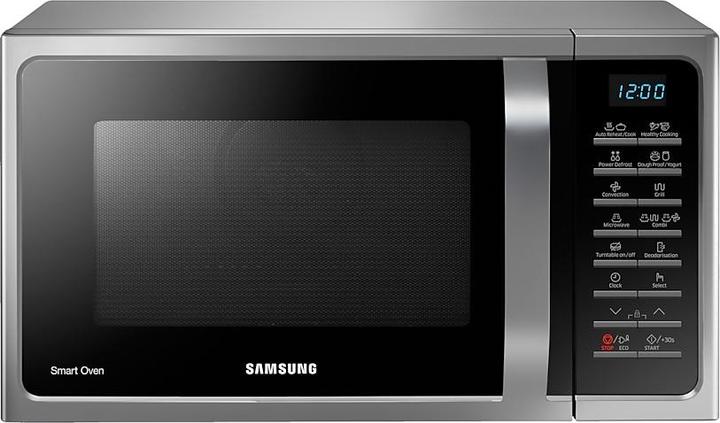 Samsung MC28H5015CS Mikrowellenherd Flaches Gerät Kombi-Mikrowelle 28 L 900 W Silber (28 l)