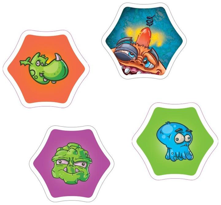 Immagine prodotto FlexiQ Gioco da tavolo con dadi e carte 'Mostri' 112038 da 6+ anni (Francese, Tedesco, Inglese, Italiano)