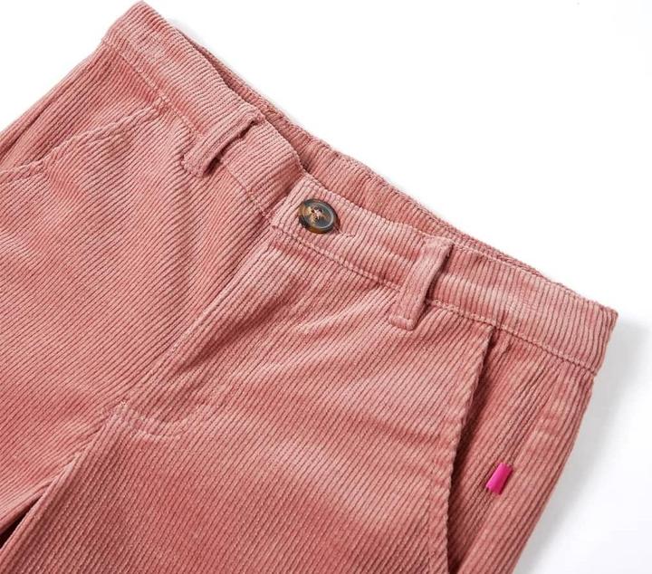 Actual product image VidaXL Children's trousers corduroy antique pink 116,Material: 90 % cotton. 8 (116)