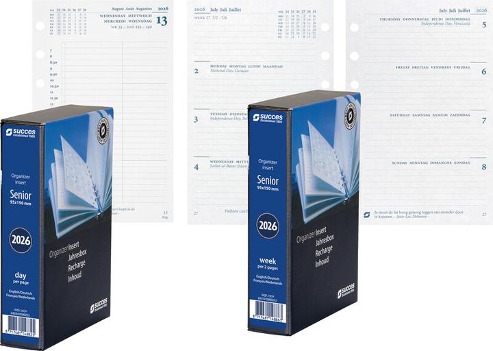 Image du produit Succes Contenu annuel complet Senior janvier - décembre (9,5 x 15 cm, Allemand, Anglais, Italien, Français)