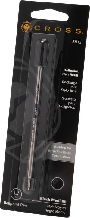Produktbild Cross Ersatzpatronen Kugelschreiber (Ersatzmine, Schwarz, 0.50 mm)