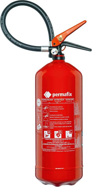 Permafix Powder fire extinguisher PS6-HJ (B, A, C)