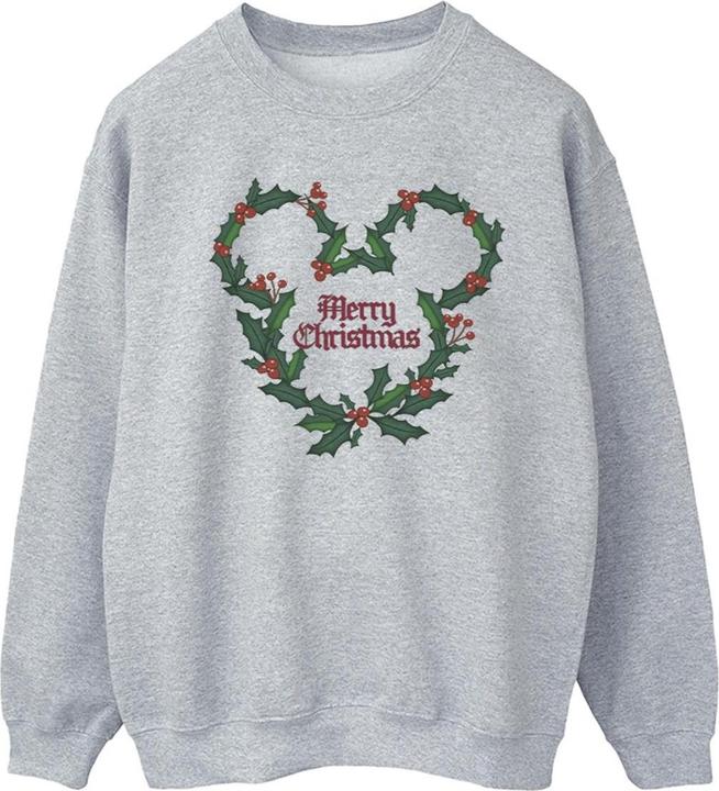Produktbild Disney Mickey Mouse Merry Christmas Holly Sweatshirt (S)