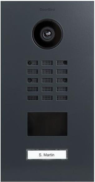 Image du produit Doorbird Interphone de porte D2101V RAL 7016
