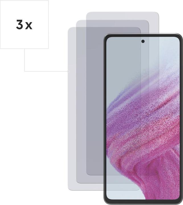 Actual product image Hama Protective glass set for Samsung Galaxy A54 5G, 3 pieces (3 Piece, Samsung Galaxy A54 5G)