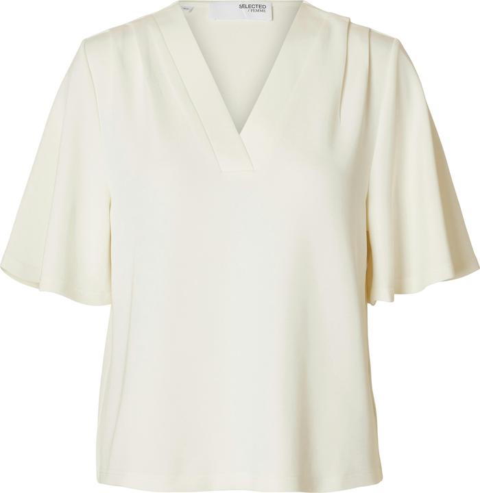Selected Femme Slftenny Ss V-Neck Top Noos