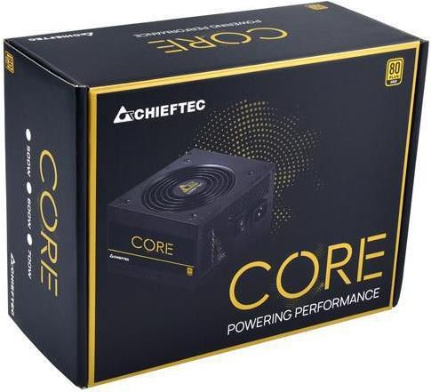 Actual product image Chieftec Power supply, Core BBS-500S, 500W (500 W)