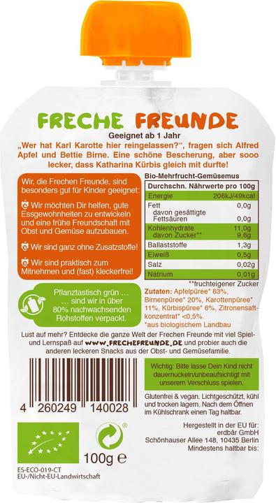 Actual product image Freche Freunde Squeeze (100 g)
