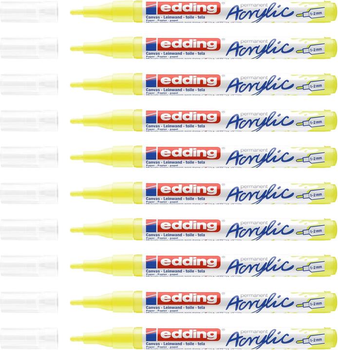 Produktbild Edding Acrylmarker 5300 Fein (Neongelb, 2 mm, 1 x)