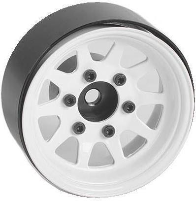 Image du produit Rc4Wd OEM 6-Lug Stamped Steel 1.55 wheels Blanc