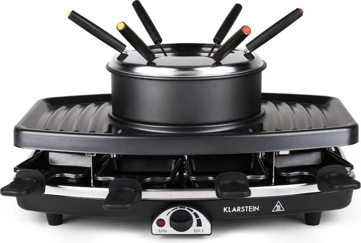 Actual product image Klarstein Entrecote raclette grillFondue, natural stone plate, for 8 people