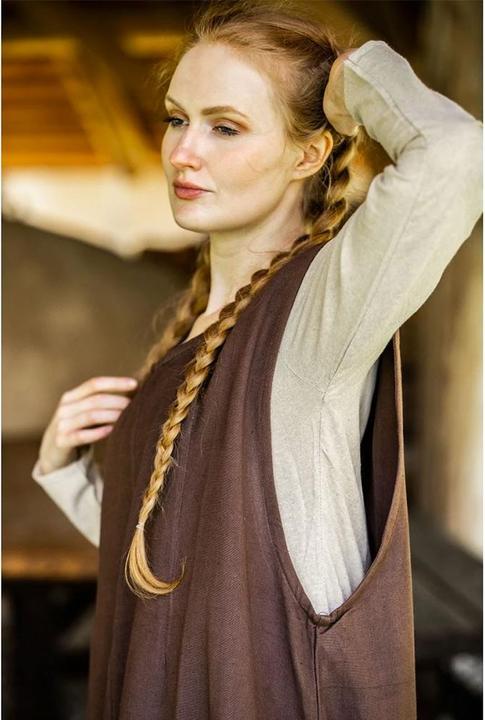 Produktbild Carbone Mittelalterliches Überkleid Gerda, dunkelbraun (S)