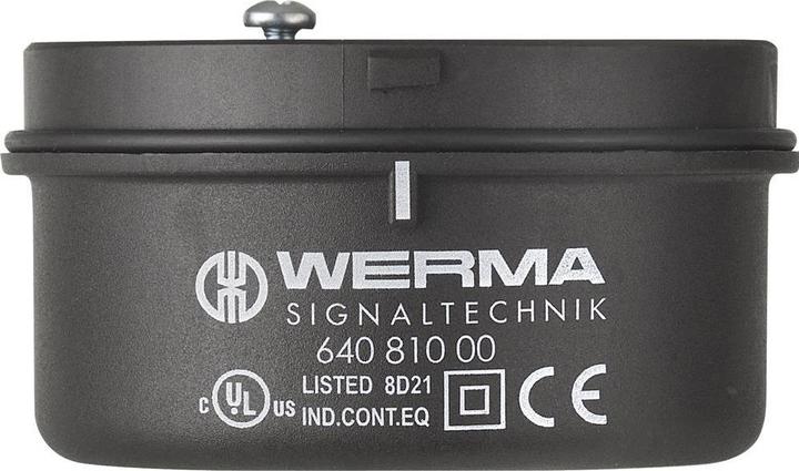 Werma Anschlusselement für Rohrmontage einschl. Abschlussdeckel CAGE CLAMP