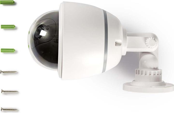 Immagine prodotto Nedis Telecamera di sorveglianza Dummy Dome IP44 a batteria per interni/esterni Bianco