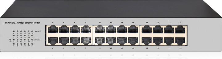 Produktbild Digitus Fast Eth. N-Way 24-Port Switch (24 Ports)