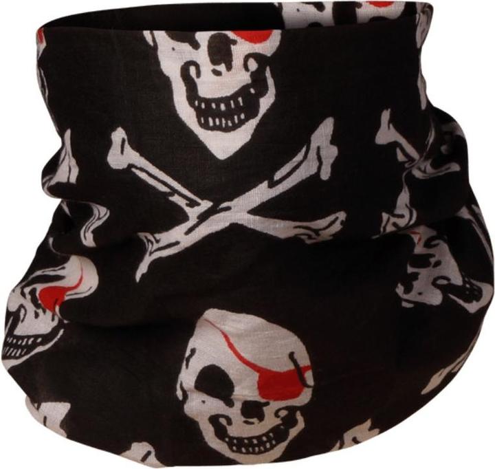 Produktbild Bestsaller Piraten-Halstuch schwarz/weiss/rot