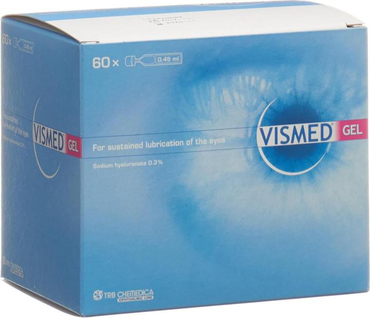Produktbild Vismed Hydrogel (27 ml, VISMED Gel 3 mg, ml Hydrogel Monodosen 60 x 0.45 ml)