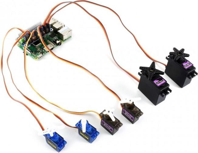 Immagine prodotto WaveShare Servo driver HAT (B) per Raspberry Pi a 16 canali con I2C