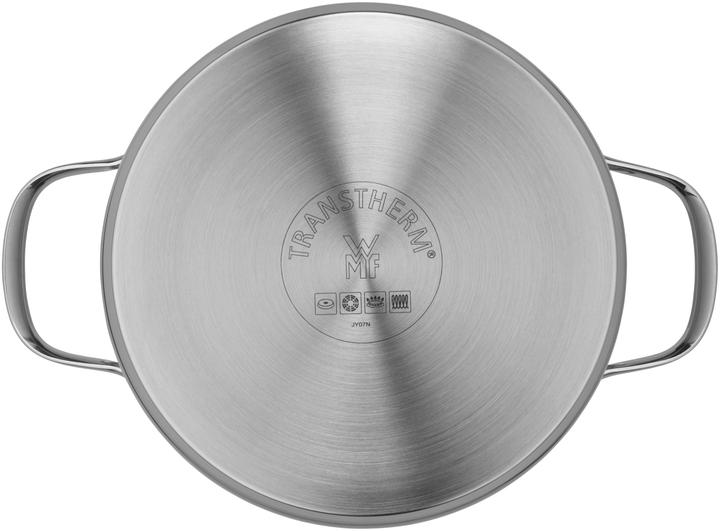 Produktbild WMF Kochtopf Fleischtopf Induktion 20cm Glasdeckel Provence Plus Edelstahl 18/10 (20 cm, Kochtopf, Edelstahl)