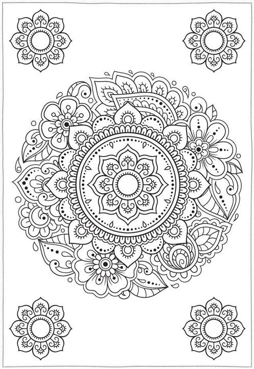 Actual product image Colouring postcards Artful mandalas | 20 cards (20 pcs.)