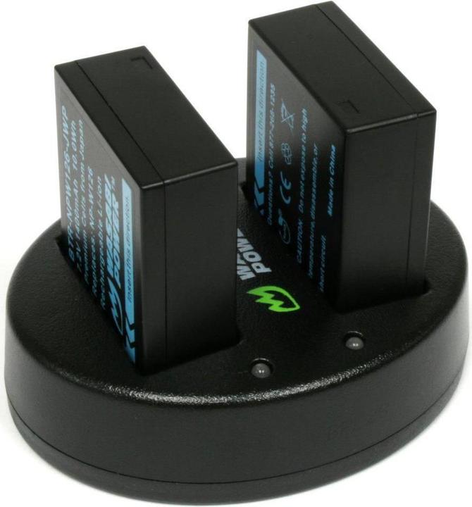 Actual product image Wasabi Power 2 NPW126 batteries and dual charger (Camera battery charger)