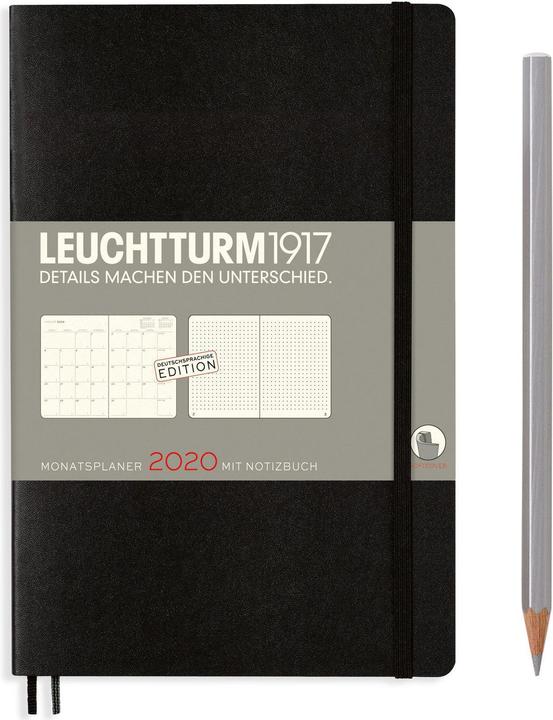 Produktbild Leuchtturm1917 Monatsagenda & Notizbuch B6+ (B6, Deutsch)