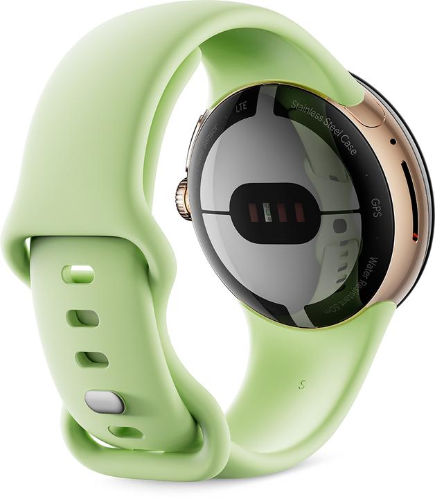 Image du produit Google Bracelet actif pour Pixel Watch taille S L (Acier inoxydable, Plastique fluoré)