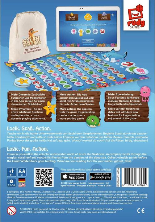 Produktbild Rudy Games Rudy Scubi - Logikspiel (Deutsch)