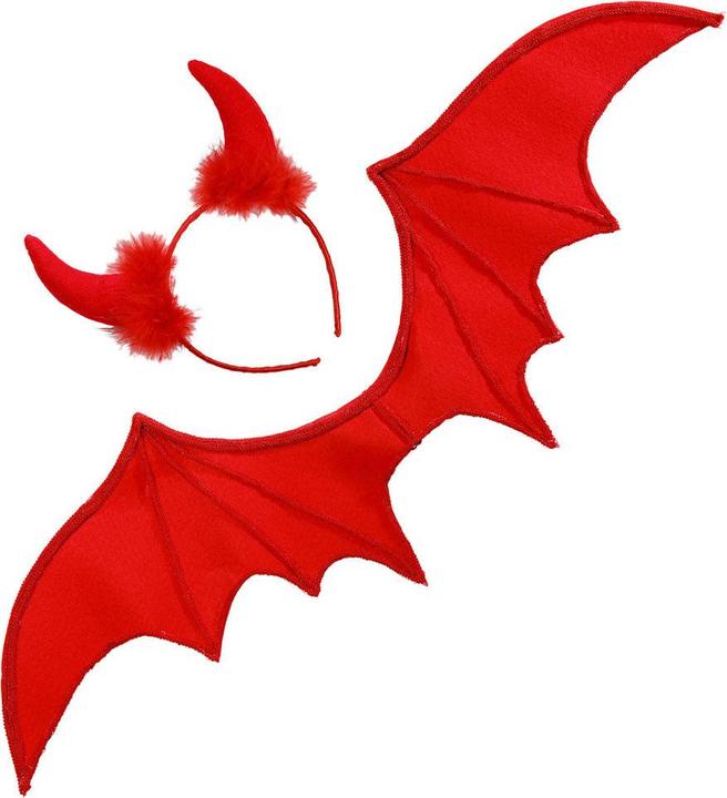 Actual product image Widmann Red devil dress-up set
