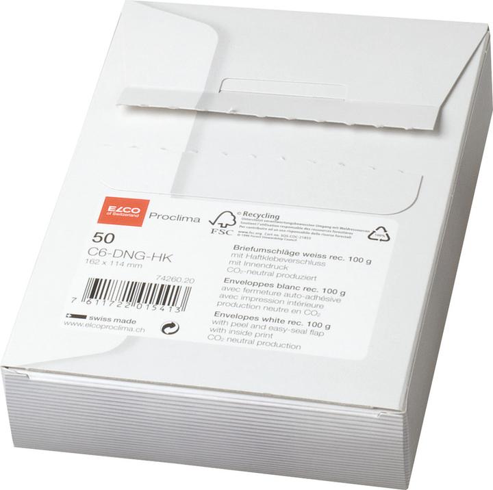 Image du produit Elco Proclima de l'enveloppe (162 x 114 mm, 50 x)