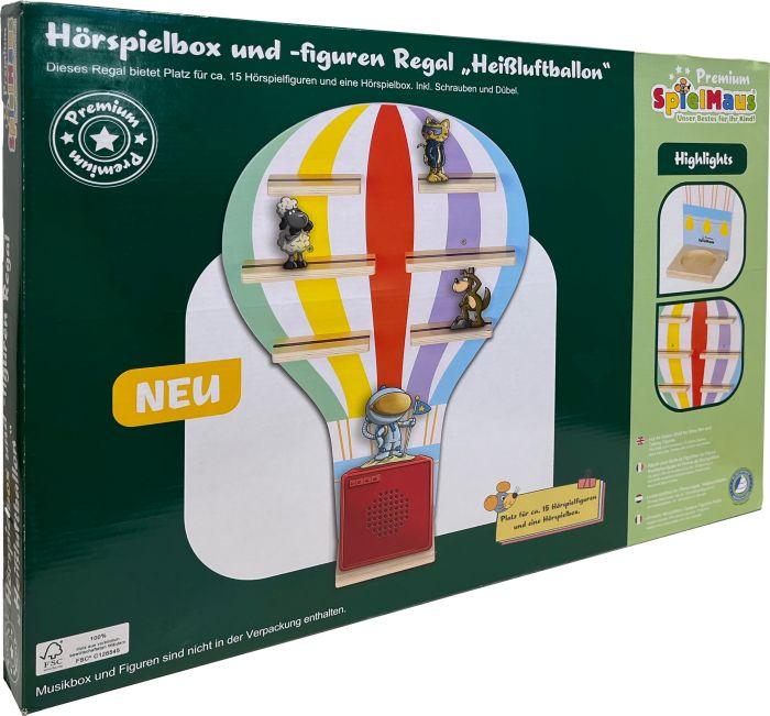 Produktbild Spielmaus Hörspielbox + Figuren Regal Heissluftballon