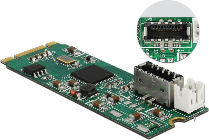 Actual product image Delock M.2 to 1x USB3.1 male connector
