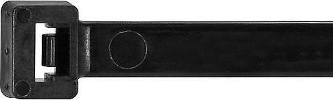 Produktbild EGB Kabelbinder schwarz 3,5 x 140 (Kunststoffkabelbinder, 140 mm, 100 Stk.)