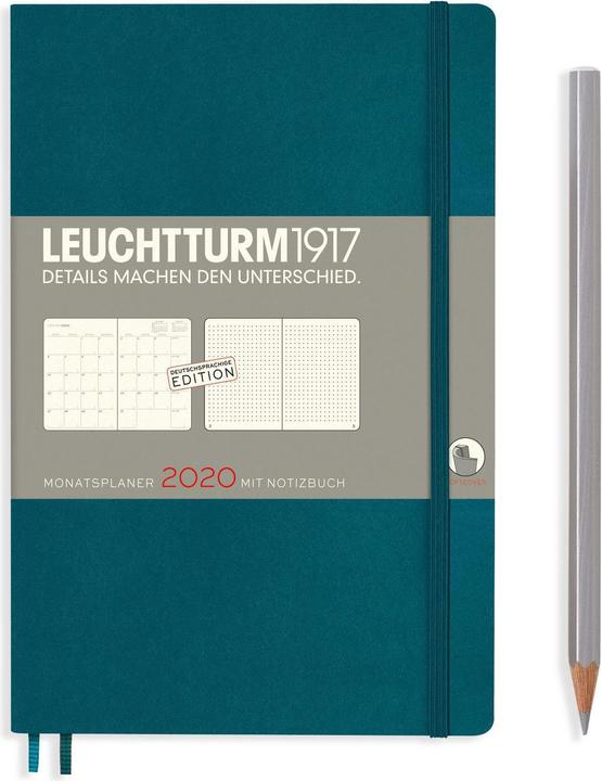 Produktbild Leuchtturm1917 Monatsagenda & Notizbuch B6+ (B5, Deutsch)