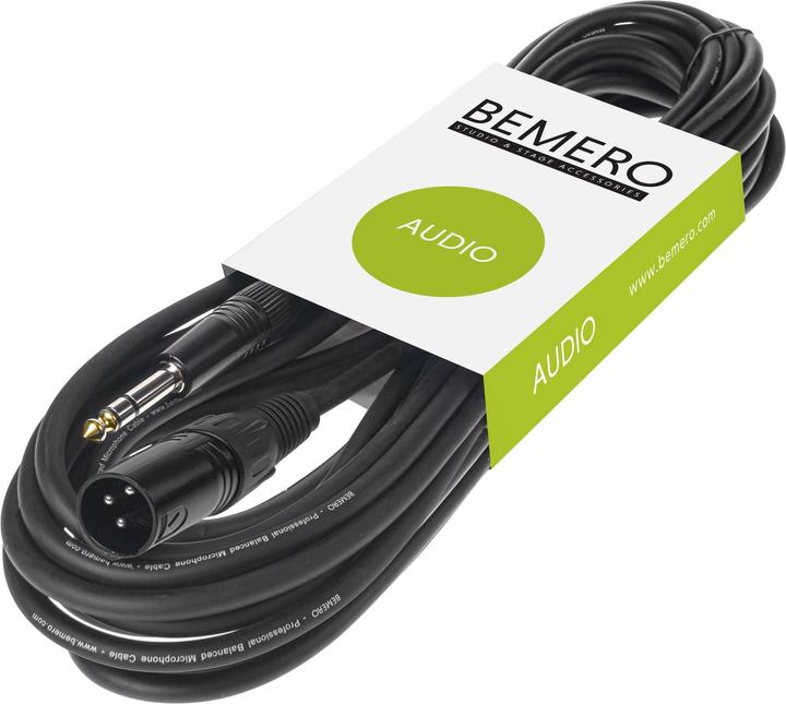 Actual product image Bemero XLRm - 6.3 Klinken (10 m, 6.3mm jack, XLR)