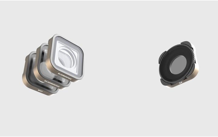 Immagine prodotto PolarPro GoPro Hero 9, 10 e 11 3-Pack Mist(1/4), BlueMorphic e SilverMorphic (32.40 mm, Filtro Effetto, 32.40 mm)