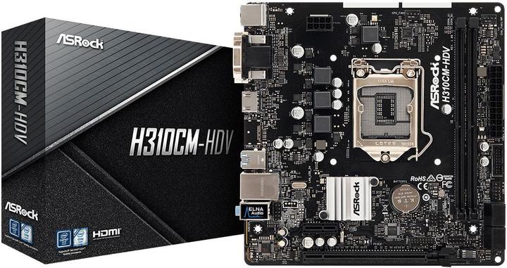 Immagine prodotto AsRock H310CM-HDV (LGA 1151, Intel H310, mATX)