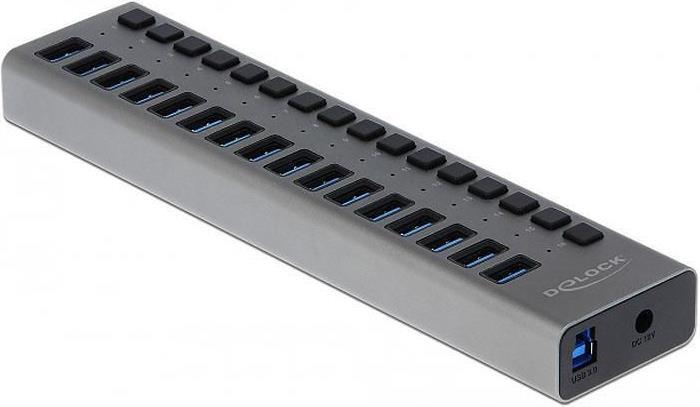 Delock USB 3.0 Hub (USB-C, 16 Ports)