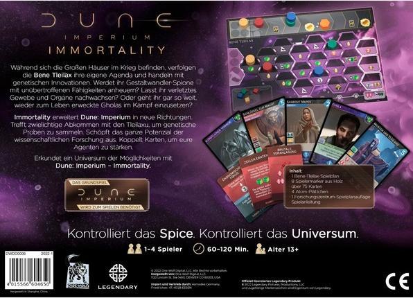 Actual product image Direwolf Dune: Imperium - Immortality (German)