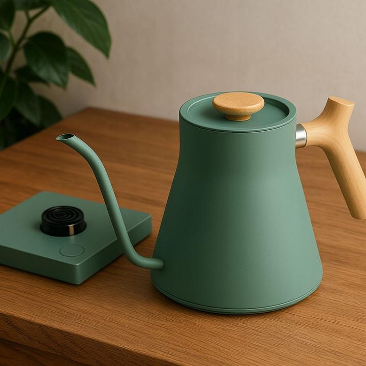 Immagine prodotto Fellow Stagg EKG PRO - Bollitore elettrico - Verde opaco con manico in legno
