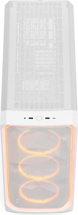 Image du produit Fractal Meshify 3 XL Ambience Pro RGB Clear Tint White (mATX, ATX, SSI EEB, E-ATX, ITX, SSI CEB)