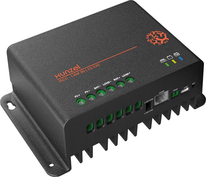 Immagine prodotto Xunzel Regolatore di carica solare MPPT 12/24V, 30A - con Bluetooth