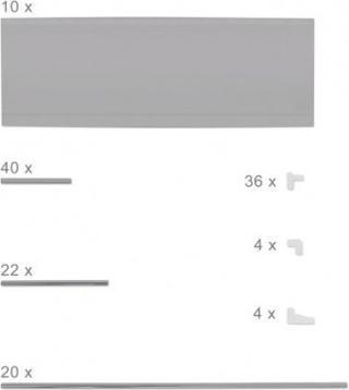 Image du produit Relaxdays Baylee (100 x 29 x 175.5 cm)