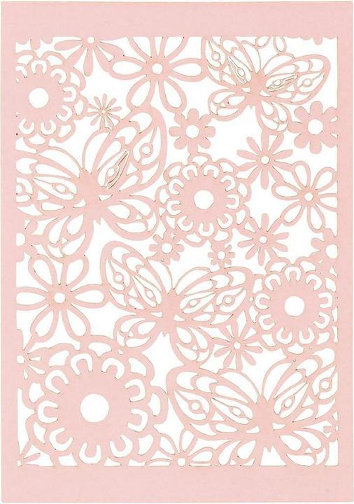 Creativ Company Spitzenpapier Rosa (200 g/m², 10 x)